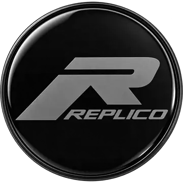 Replico Wheels center cap with the R logo